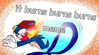 it burns burns burnsmemeanimaticsonic OCCreators Studio [upl. by Irak648]