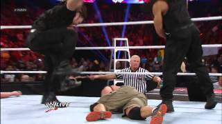 John Cena vs Big Show Raw Dec 10 2012 [upl. by Cohette956]