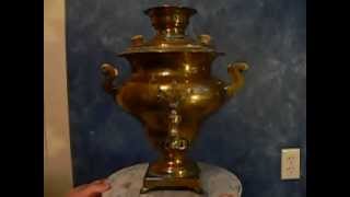 RARE Antique Russian SAMOVAR by NA Vorontsov in Tula [upl. by Ennayk781]