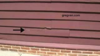 Replacement Wood Siding Tip  Using Center Cut Lumber For Home Repairs [upl. by Gardol]