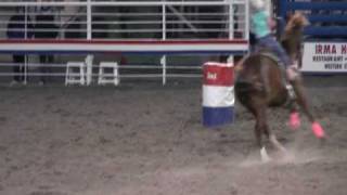 Junior Barrel Racing at Cody WY [upl. by Anitroc181]