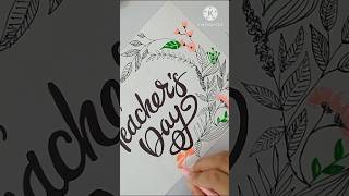 Happy Teachers Day Card shorts teachersday card [upl. by Somisareg]