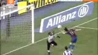 ESPANYOL vs F C BARCELONA GOL DE LIONEL MESSI CON LA MANO [upl. by Dorwin467]