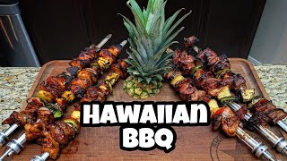 Hawaiian BBQ  Teriyaki Chicken  Teriyaki Pork [upl. by Farl471]