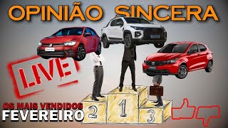 Carros mais VENDIDOS Fevereiro 2024 Fiat Strada VW Polo e Fiat Argo surpreendendo [upl. by Ogu]