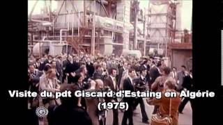 Visite du président Giscard dEstaing en Algérie 1975 [upl. by Arlene]