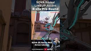 B site Sova lineup for Ascent  Valorant [upl. by Aleakim314]