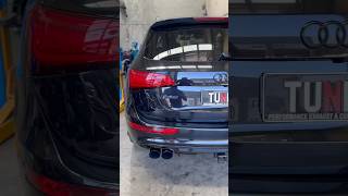 AUDI SQ5 CUSTOM EXHAUST SETUP [upl. by Rodrique]