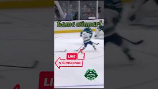 Game winner hockey nhl goal snipe canucks [upl. by Inal]