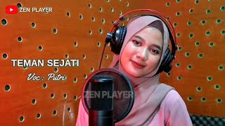 TEMAN SEJATI  Cover Voc  Putri  Biola qasidah  Cipt  Imam Ghozali [upl. by Einneg]