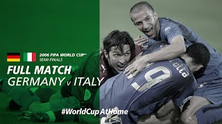 Germany v Italy  2006 FIFA World Cup  Full Match [upl. by Katzman]