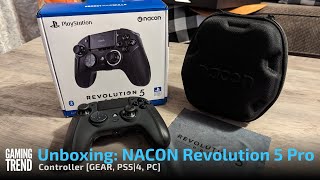 NACON Revolution 5 Pro Controller Unboxing for PS5 PS4 and PC [upl. by Car299]