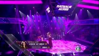 The Voice Brasil  Nathalie Alvim se apresenta no Tirateima [upl. by Dewhirst]