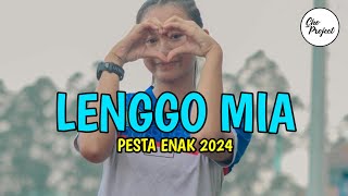 PESTA ENAK 2024😂 LENGGO MIA  REMIX VIRAL TERBARU [upl. by Renba402]