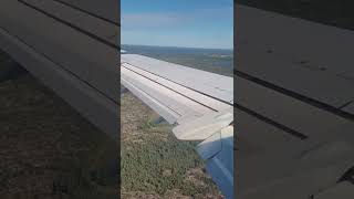 Landing in Yellowknife Airport NT [upl. by Asilim43]