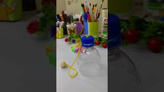 toy craft idea step by step kids activity craft using water bottlehandmade craft youtubeshorts [upl. by Launame46]