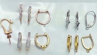 Demonstration of different Leverback Earrings for your Jewelry Designs [upl. by Yrgoerg]