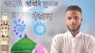 আমি দেখিনি তুমায় গজল লিৰিক্স। ami dekhni tumay gojol lyrics l Bangla Islamic gojol 💯ashadul j 1p [upl. by Ettevram]