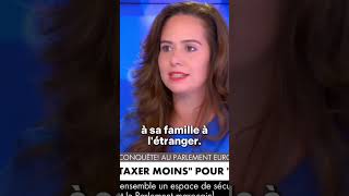 Sarah Knafo quotEnvoyer de l’argent dans un pays étranger nous coûte très cherquot shortvideo macron [upl. by Richmond]