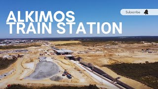 Perth Alkimos Station Construction Update November 2023 [upl. by Airotal]