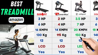 Top 5 Best Treadmill for Home Use in India  Durafit Treadmill VS Powermax Treadmill VS Sparnod [upl. by Cid]