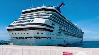 Carnival Glory docked in Bimini Island Bahamas [upl. by Cull]