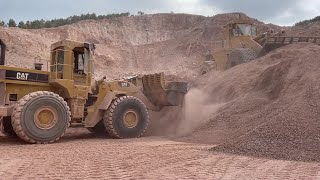 Loading Crushing And Final Products On Aggregate Quarry  SotiriadisLabrianidis Quarry Works [upl. by Sindee]