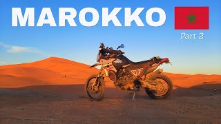 Marokko Motorradreise 2023 Teil 2 Dakar Piste  Erg Chebbi  Merzouga  Yamaha Tenere 700 Dünen [upl. by Tamanaha471]