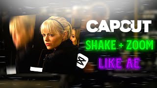 CAPCUT  SMOOTH SHAKE  ZOOM TUTORIAL 🔥 [upl. by Goran76]