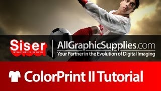 Siser® Printable Garment Heat Application Colorprint II Walkthrough  All Graphic Supplies [upl. by Eiramyma]