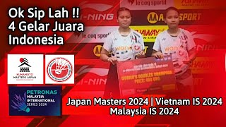 Rekap Final Japan Masters 2024  Vietnam IS 2024  Malaysia IS 2024  Badminton Live Reaction [upl. by Corin528]