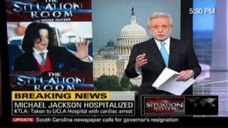 CNN CNN covers Michael Jacksons death [upl. by Nuawed]