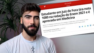 LENDO A REDAÇÃO NOTA 1000 DO ENEM QUE USOU O MEU MODELO PRONTO [upl. by Faxen]