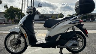 2018 Piaggio Liberty 150 ABS Sweet Scooter for the local Commute in the Bay Area [upl. by Assirrec]