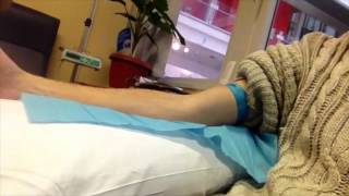 Iron Infusion Hopsital Procedure Cannula Insertion [upl. by Oniliuqnart557]