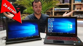 Deux moniteurs sur un ordinateur portable  PC  MAC [upl. by Nessej]