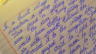 Neat handwriting for beginners  handwriting practice  A V writings [upl. by Elem272]