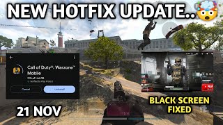 WARZONE MOBILE NEW HOTFIX PATCH UPDATE FIXED HUGE ISSUES [upl. by Yekcim]