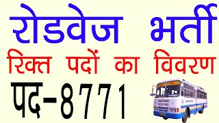 राजस्थान रोड़वेज भर्ती 2024  Rajasthan Roadways New Vacancy 2024  Rajasthan New Vacancy RSRTC [upl. by Ainar]