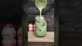 How To Make Iced Matcha Yakult shorts homecafe newrecipe [upl. by Siravart]