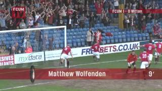 FCUM v Witton Albion Playoff Semi Final  Goal1 [upl. by Aidnama955]