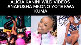 ALICIA KANINI VIRAL VIDEO ANAIGIZA MKONO KWA KUMA [upl. by Nelloc]