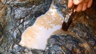 Alluvial Gold Prospecting  How and Where to Find Good Gold in a Running Creek [upl. by Ayrb]