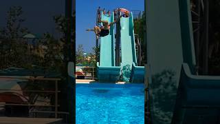 🇹🇷 Sliding into Fun at Dolusu Aquapark 🌊 aquaparkfun dolusuaquapark waterslides [upl. by Oinota]