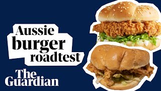 Photos of burgers in ads vs real life We road test McDonalds KFC and Burger King Hungry Jacks [upl. by Afatsum]