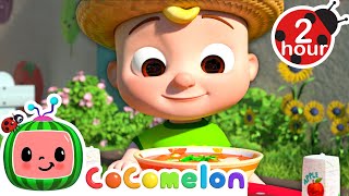 JJ Makes A Harvest Stew  CoComelon Nursery Rhymes amp Kids Songs [upl. by Pucida]