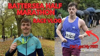 Battersea Half Marathon 2024 Race Day Vlog [upl. by Notnirb]