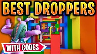 Best Fortnite DROPPER Maps WITH CODES IMPOSSIBLE Fortnite Creative Dropper Maps Spotlight [upl. by Ainslee]