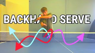 Maximum SPIN Beginner Backhand Serve Tutorial [upl. by Qulllon]