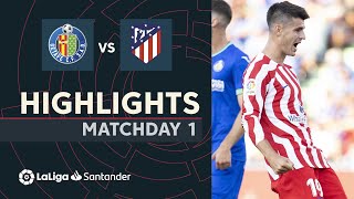 Resumen de Getafe CF vs Atlético de Madrid 03 [upl. by Ahar]